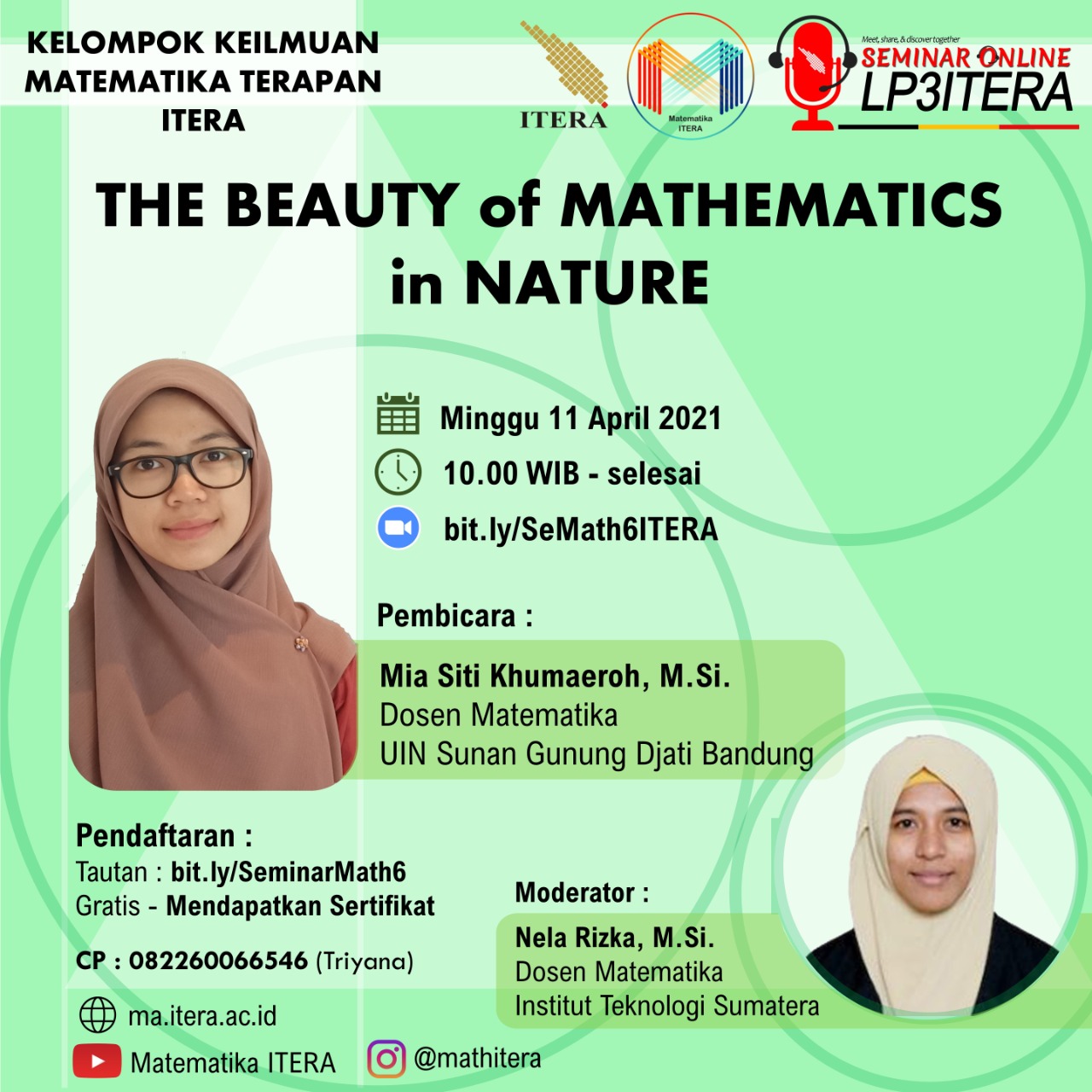 Seminar Online Matematika ITERA #6