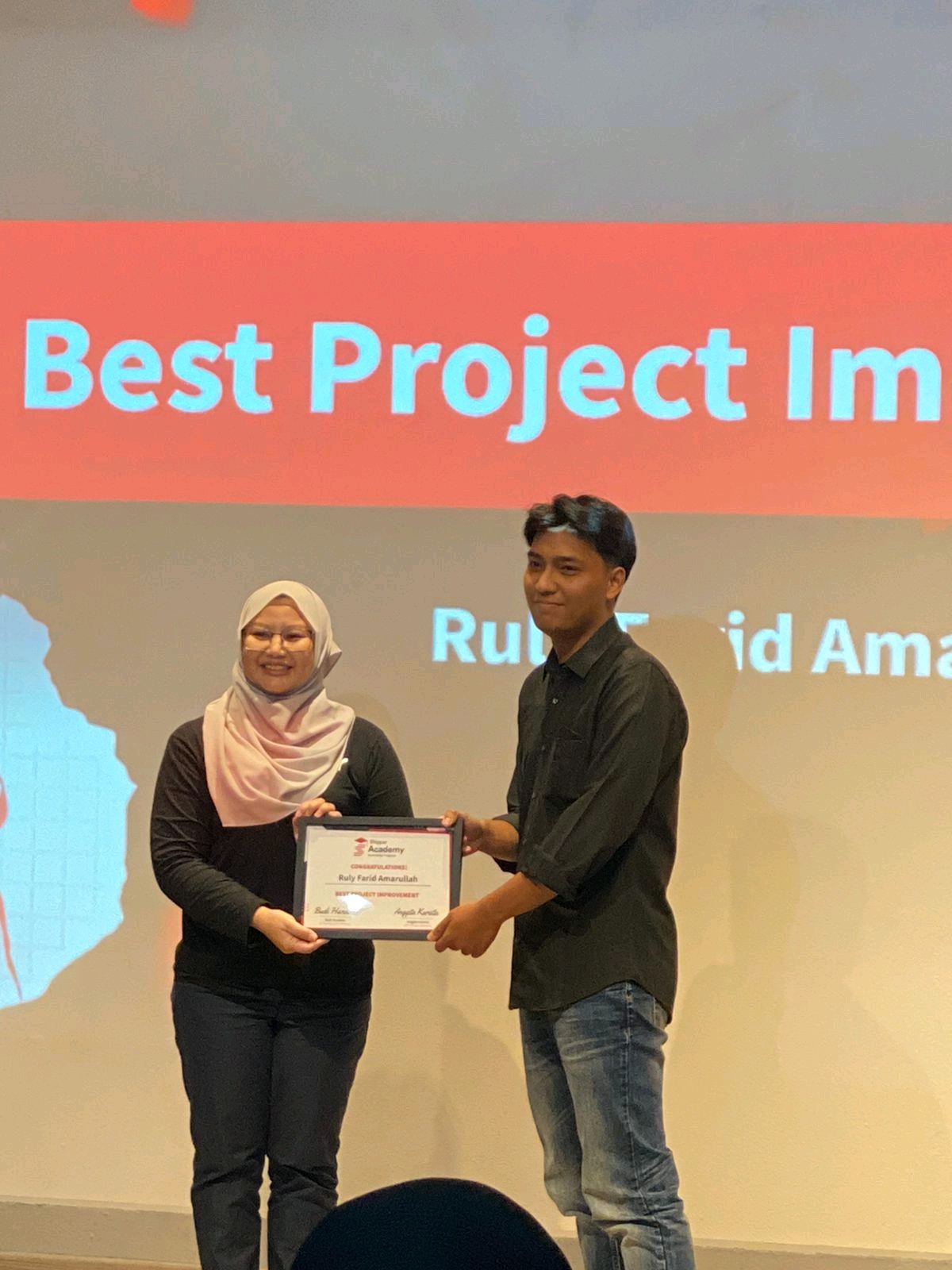 Ruly Farid Amarullah, Salah Satu Mahasiswa Terbaik Prodi Matematika ITERA Berhasil Mendapatkan Penghargaan Best Project Improvement dari Shipper