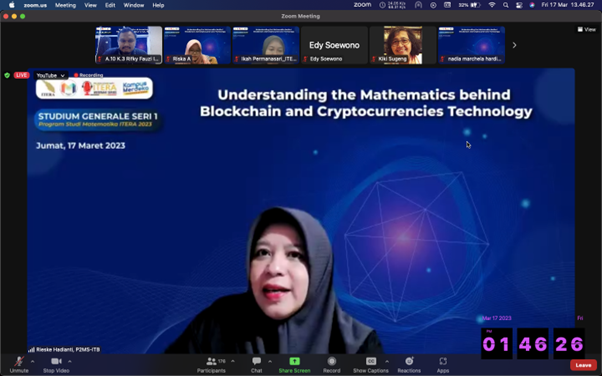 STUDIUM GENERALE MATEMATIKA BAHAS PERAN MATEMATIKA DALAM TEKNOLOGI BLOCKCHAIN DAN CRYPTOCURRENCIES