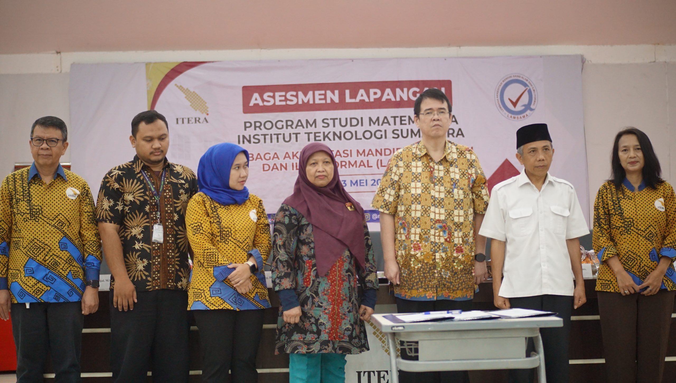 Program Studi Matematika ITERA Raih Predikat “Baik Sekali” dari LAMSAMA